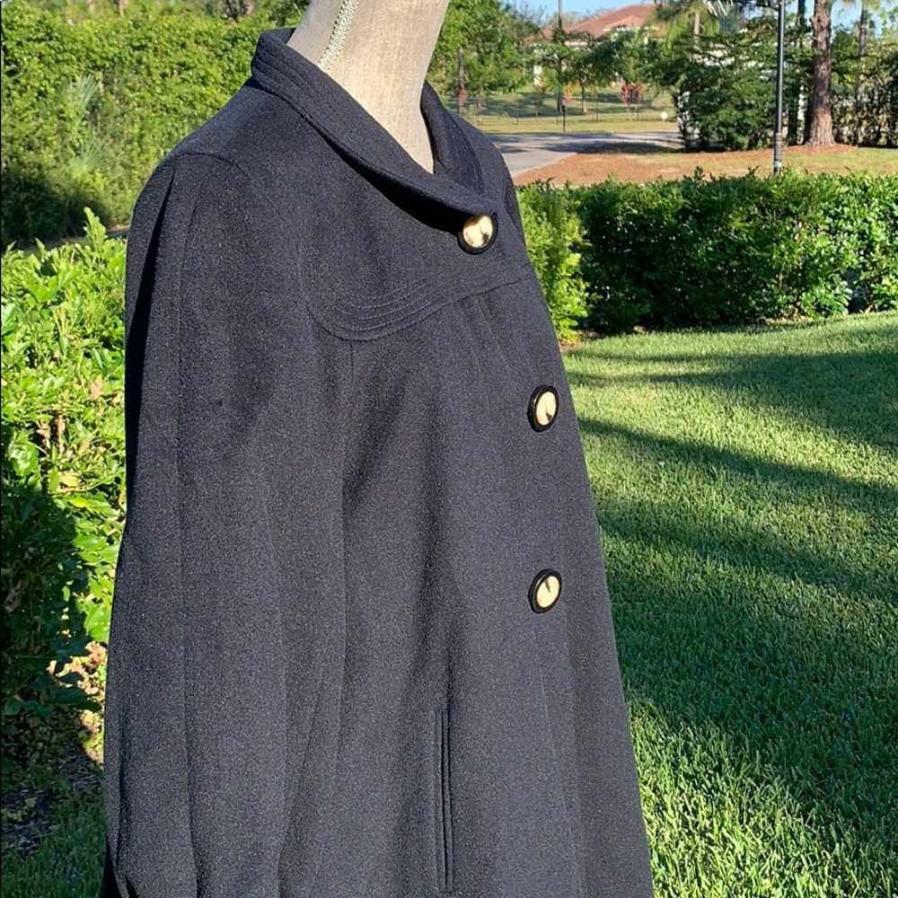 Vintage Ashley Scott Wool Pea Coat - Picture 3 of 10